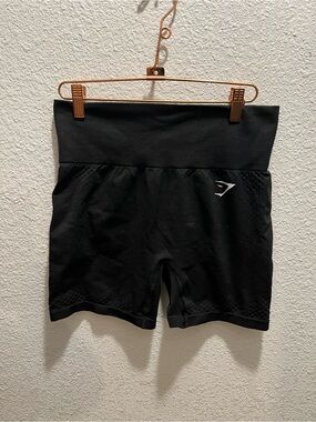 Gymshark Black High-Waist Seamless Bike Shorts